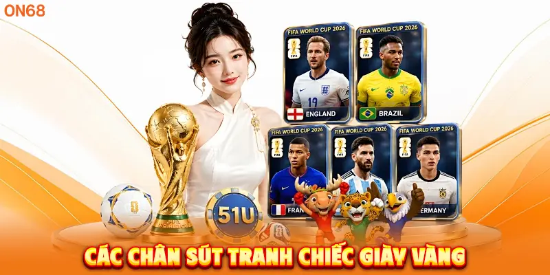 Các chân sút tranh Chiếc giày vàng.
