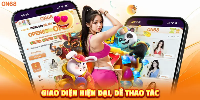Giao diện hiện đại, dễ dàng thao tác.